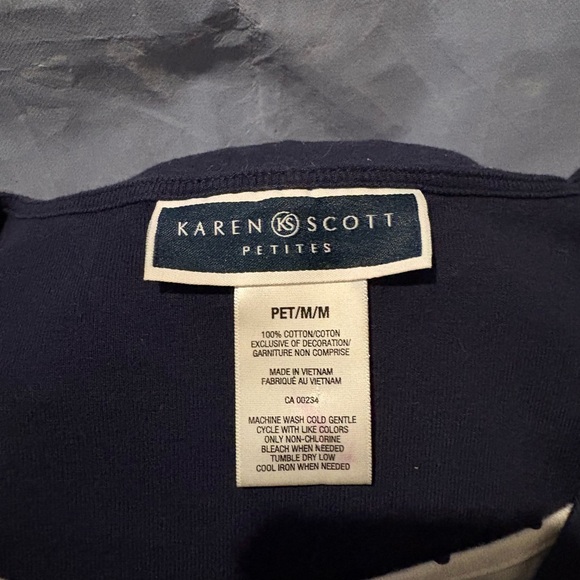 Women's Blue Top - Picture 3 of 3